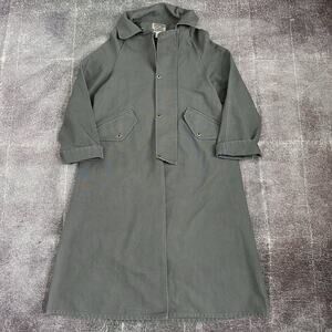 Men's Vintage 90's Frontier Classics Western Dark Gray Canvas Duster Jacket Sz S